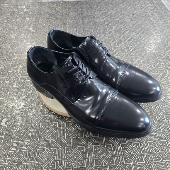 Carlo Pazolini Classic Black Leather Men\'s Dress Shoes Size 6.5 main image 13